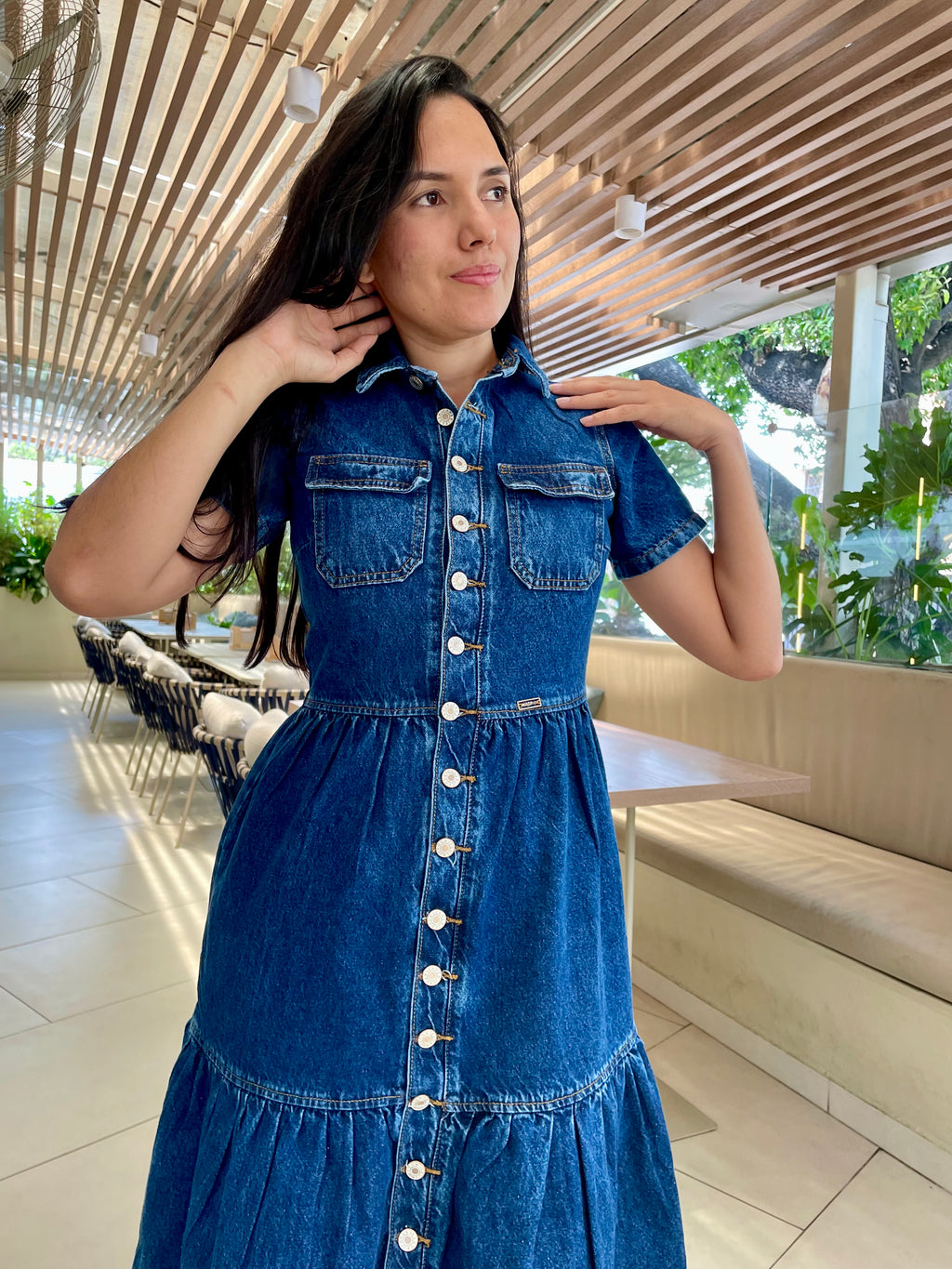 Vestido mujer camisero Ref: 0029