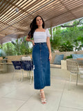 Falda mujer midi lazo Ref: 0053