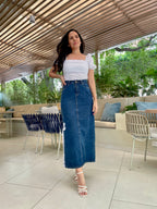 Falda mujer midi lazo Ref: 0053