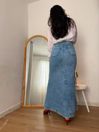 Falda mujer maxi blue Rf: 0067