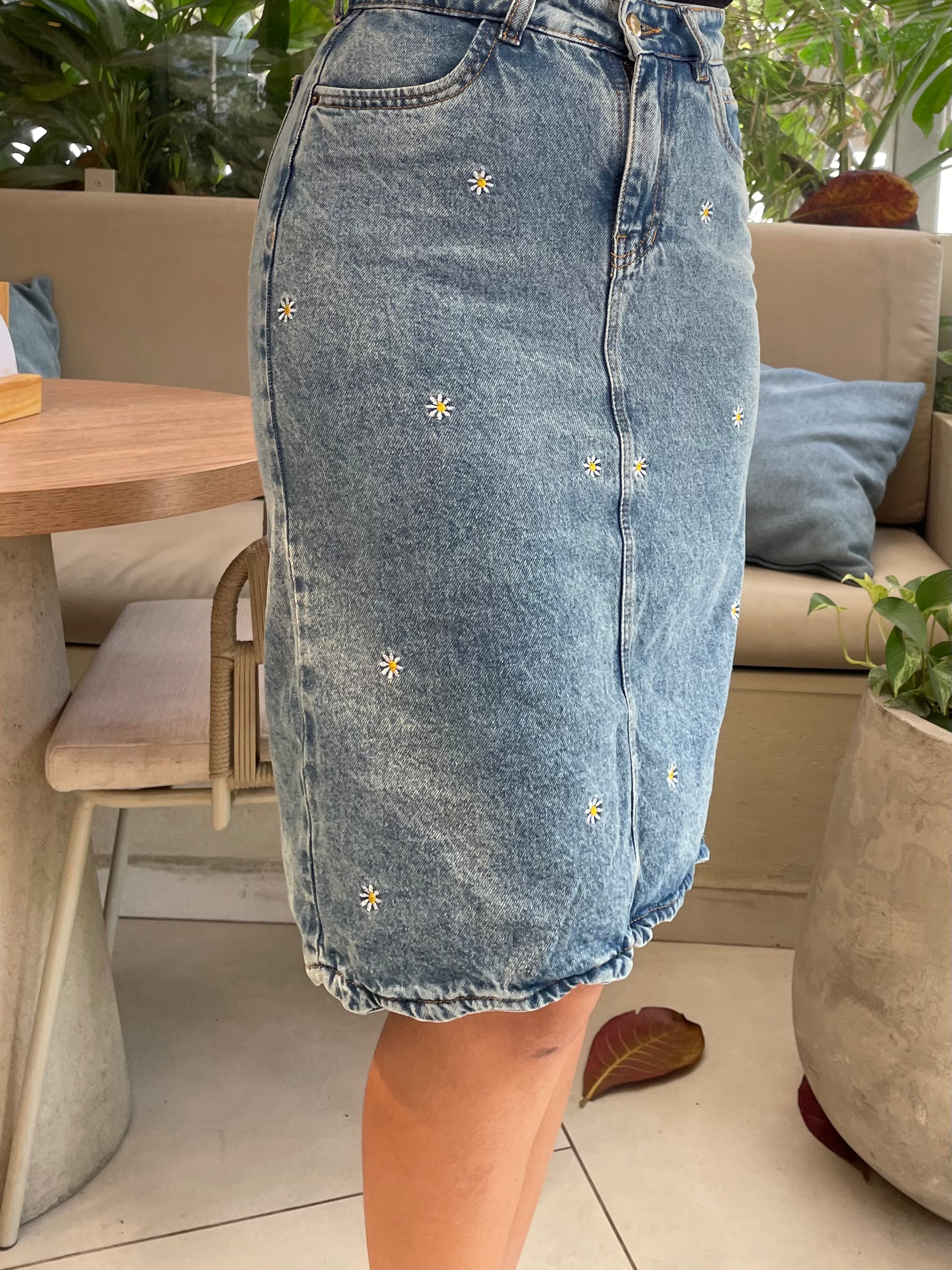 Falda mujer margaritas Rf:0058