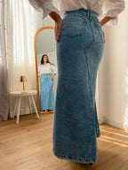 Falda mujer maxi blue Rf: 0067